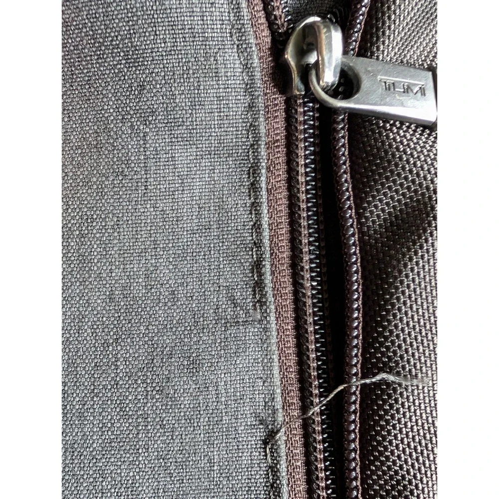 TUMI Alpha 3 Slim Solutions Brief Pack Backpack Anthracite Gray/Brown